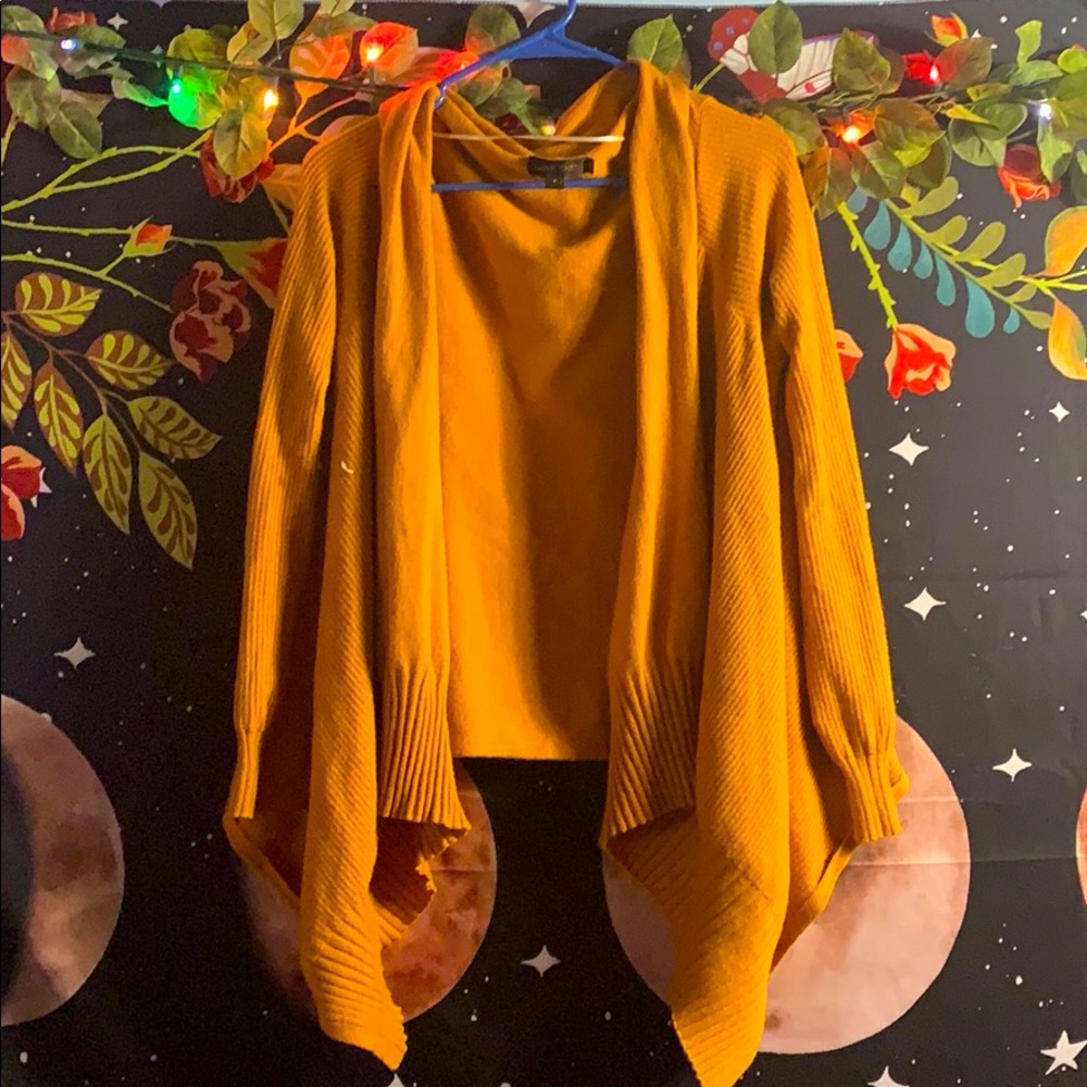 Mustard Yellow Cardigan